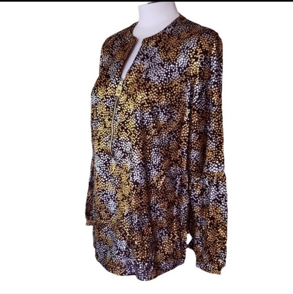 Michael Kors Star Chiffon Blouse MEDIUM